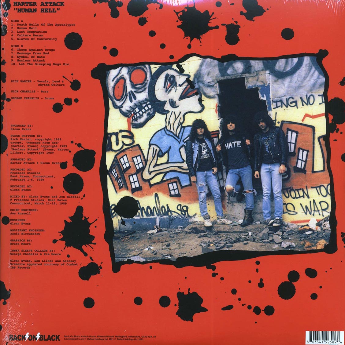 Harter Attack - Human Hell (ltd. ed.) (splatter vinyl)