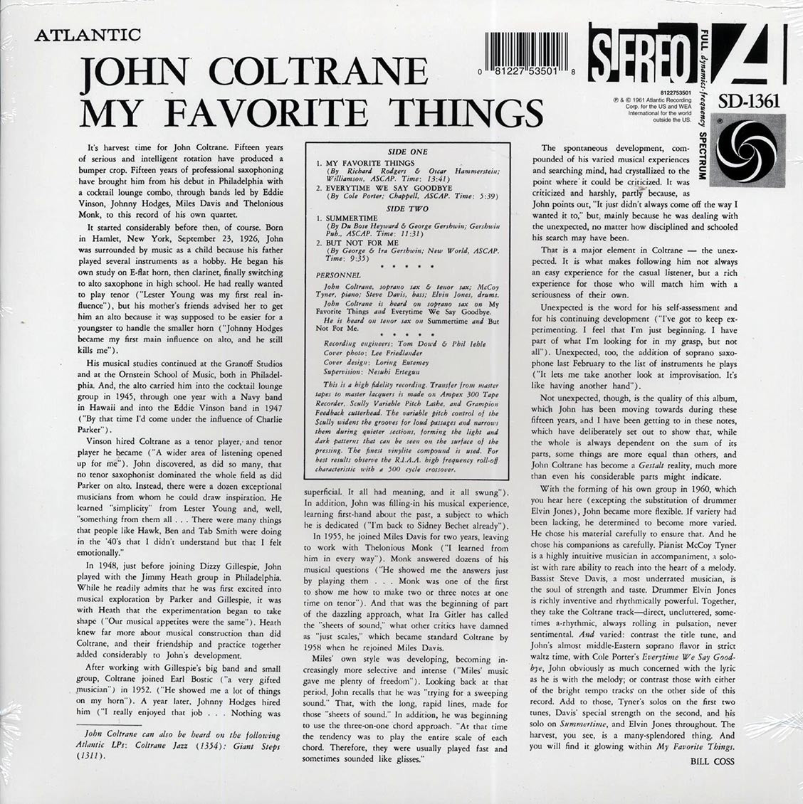 John Coltrane - My Favorite Things (stereo)