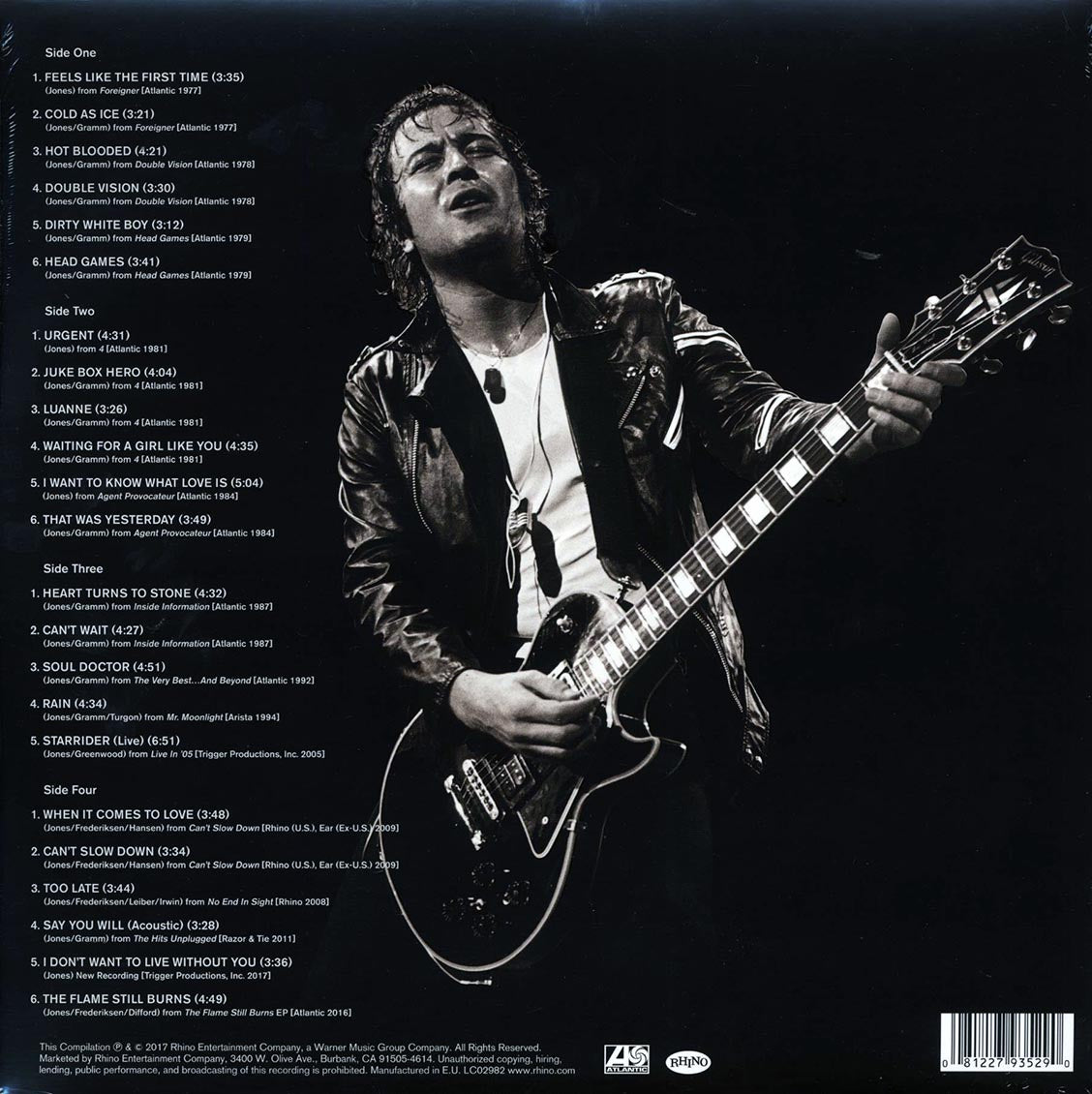 Foreigner - 40 Hits From The Forty Years 1977-2017 (2xLP)