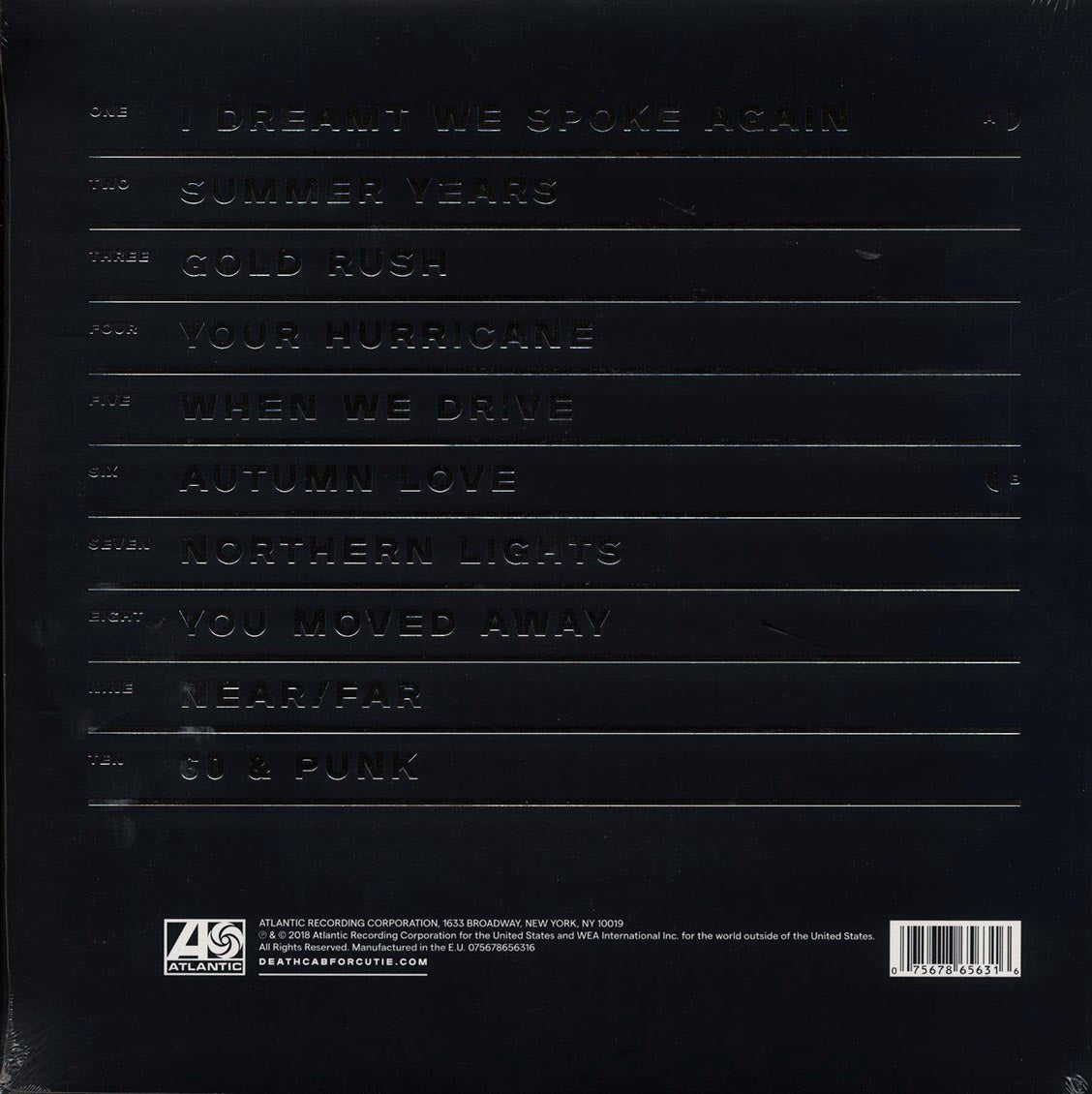Death Cab For Cutie - Thank You For Today (die-cut jacket) (incl. mp3) (180g)