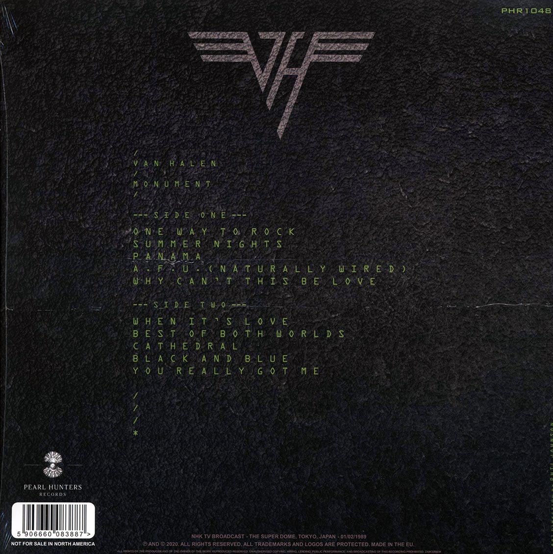 Van Halen - Monument: The Super Dome, Tokyo 1989 (red vinyl)