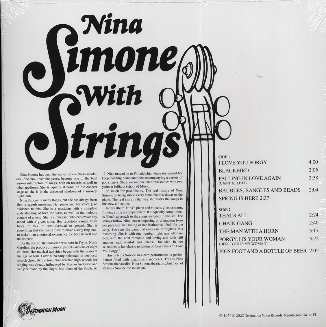 Nina Simone - Nina Simone With Strings (ltd. 500 copies made) (clear vinyl)