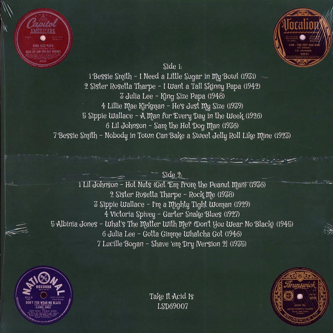 Sister Rosetta Tharpe, Bessie Smith, Sippie Wallace, Etc. - Hot Nuts: 14 Sizzling Hot Vintage Sec Songs From The 20s-40s