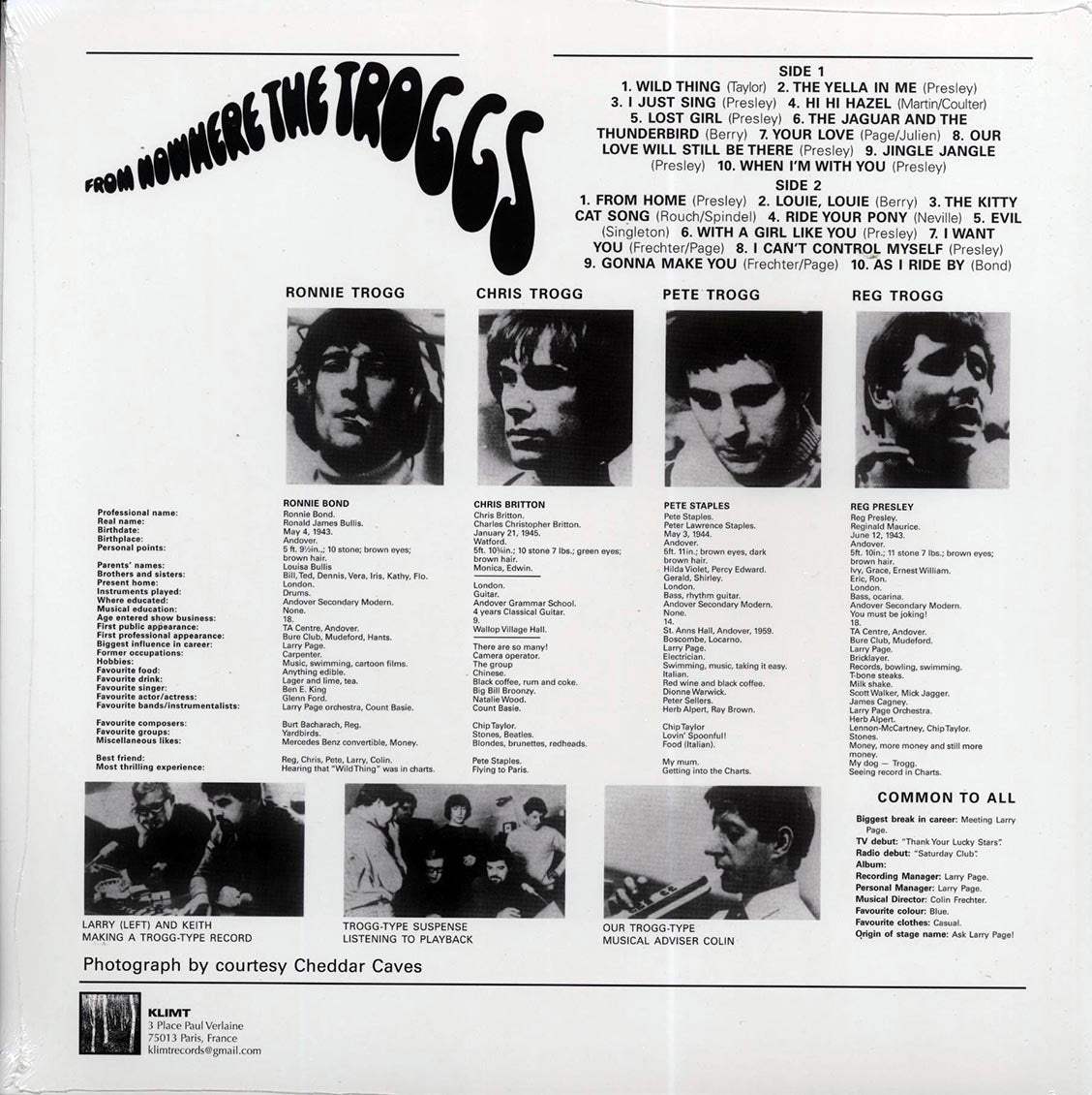The Troggs - From Nowhere (yellow vinyl)