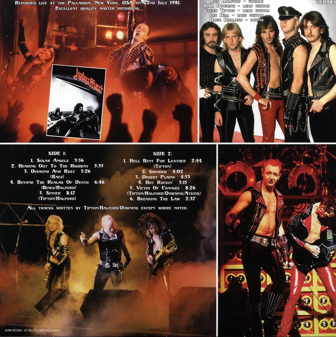 Judas Priest - Live At The Palladium, New York 1981