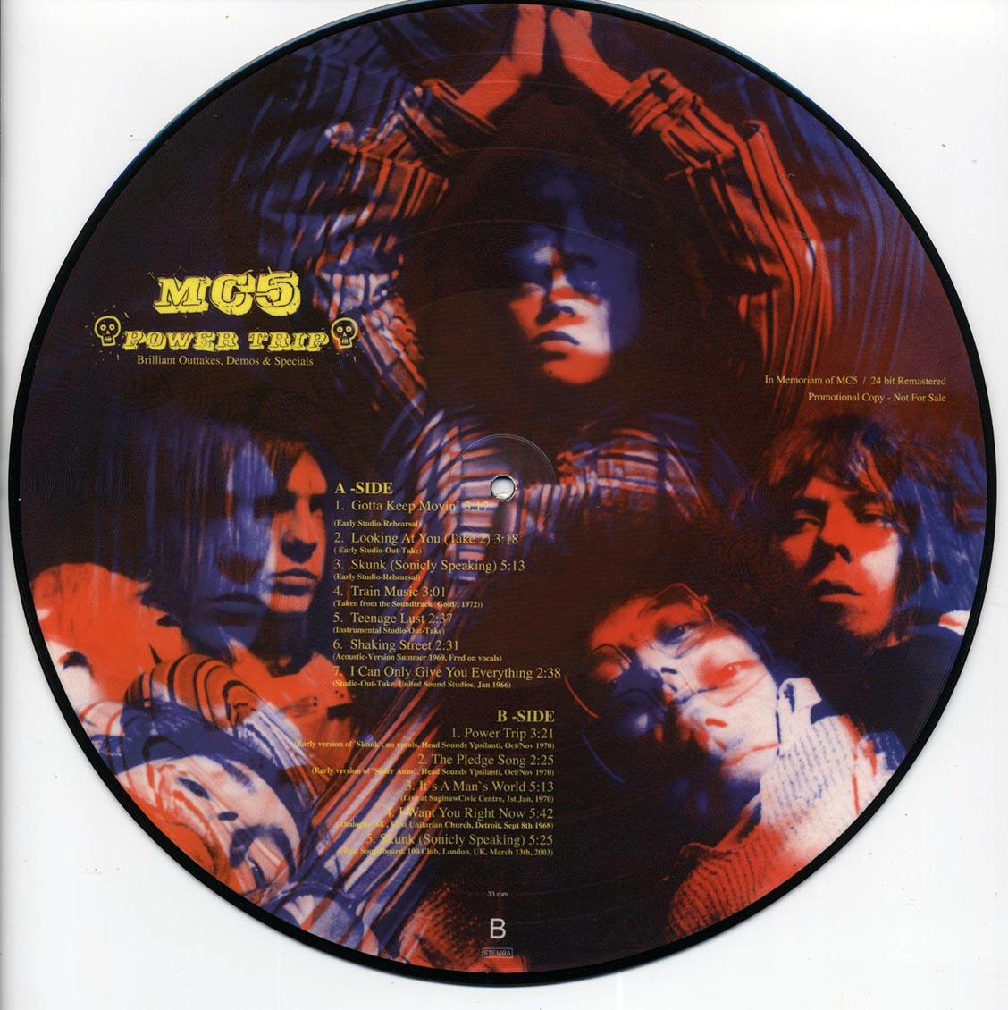 MC5 - Power Trip: Brilliant Outtakes, Demos & Specials (picture disc)
