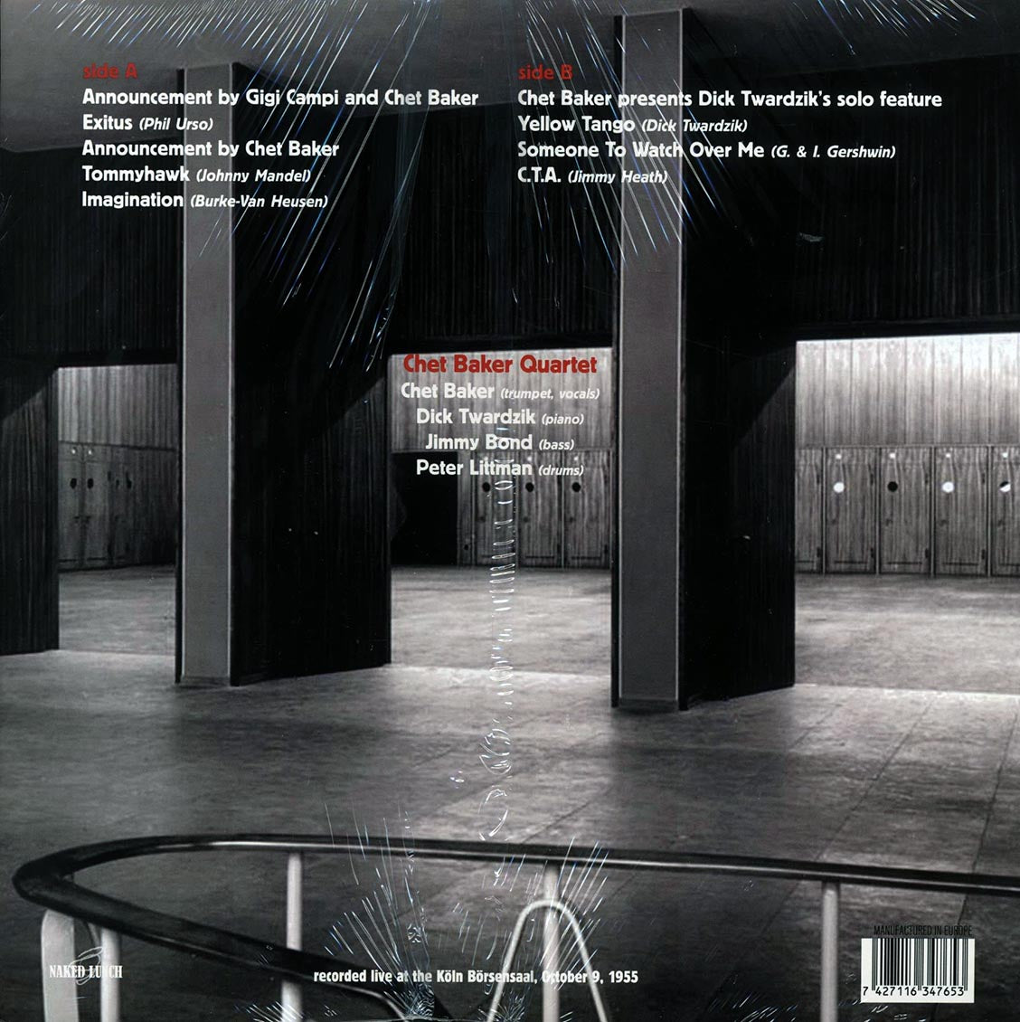 Chet Baker - The Koln Concert 1955 Volume 1