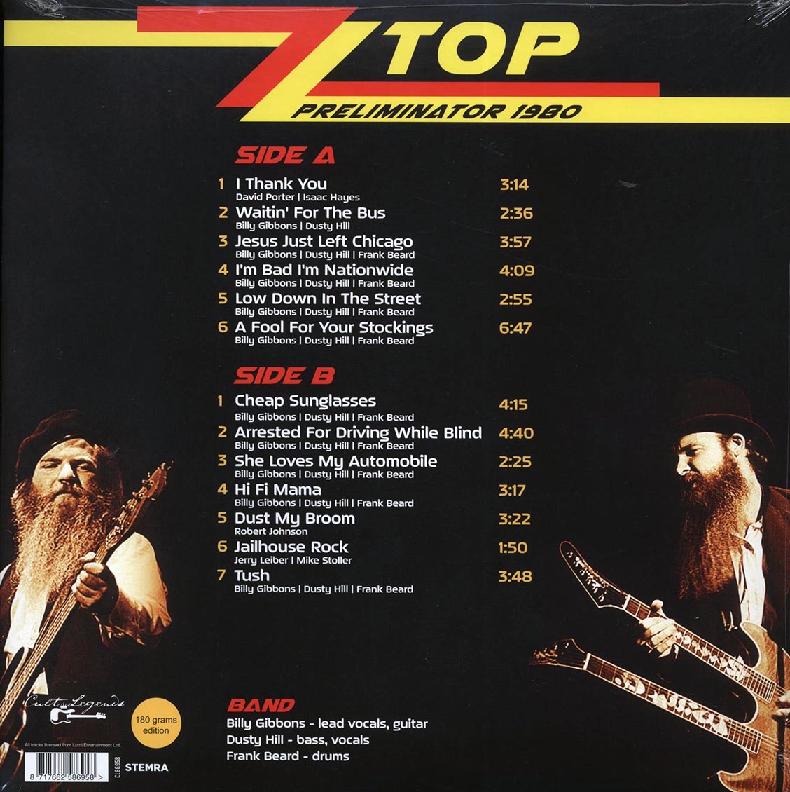 ZZ Top - Preliminator 1980