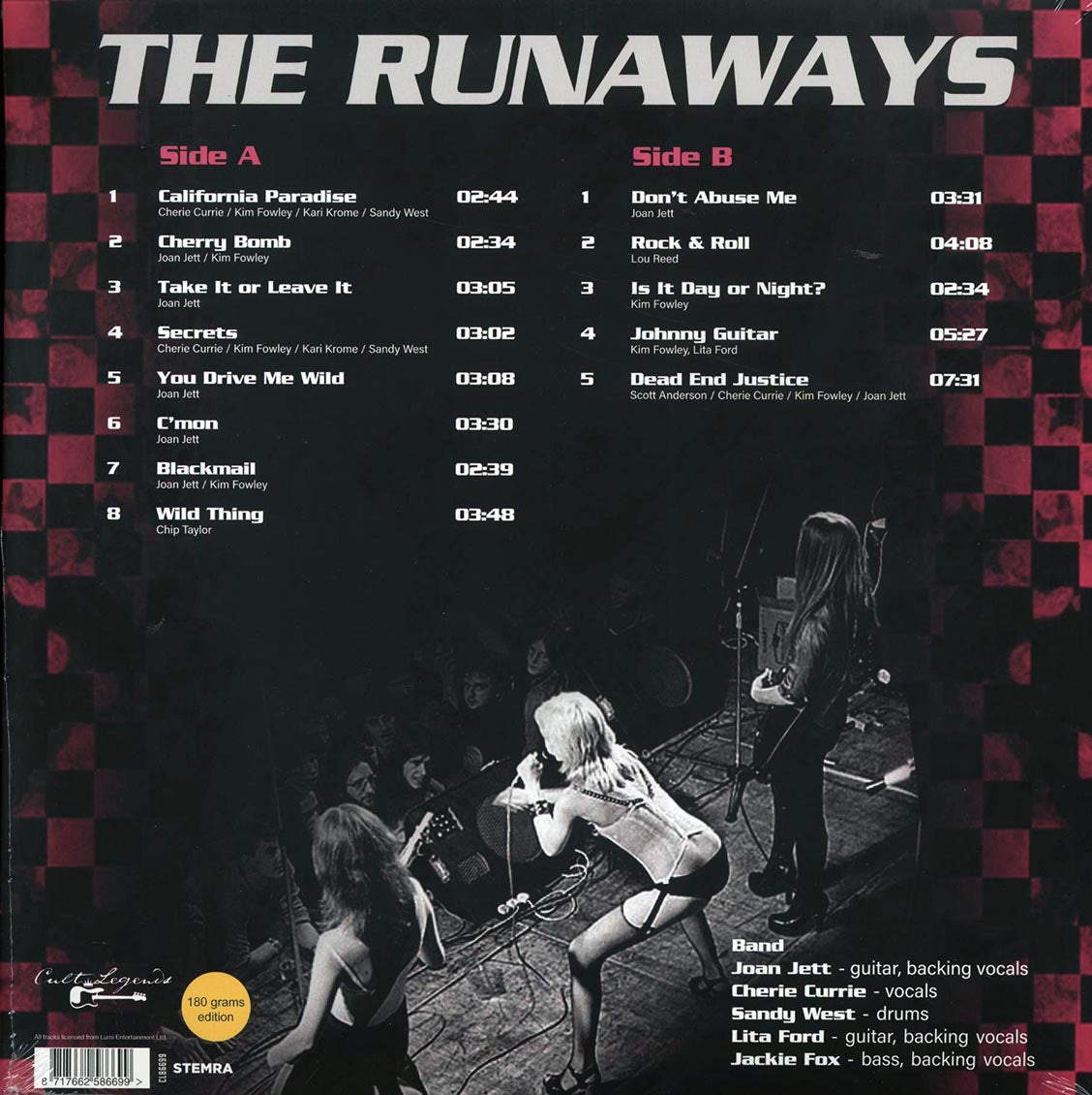 The Runaways - The Agora Cleveland 1976