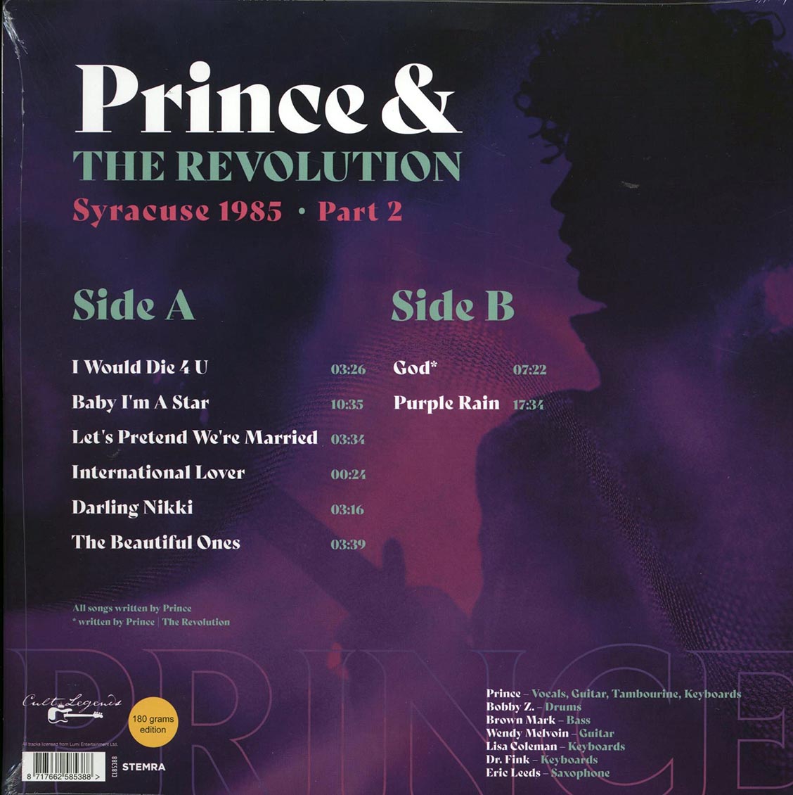 Prince & The Revolution - Syracuse 1985 Part 2: Live At Carrier Dome, Syracuse, NY, USA, March 30, 1985 (180g)