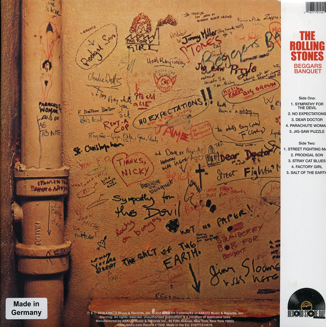 The Rolling Stones - Beggars Banquet (stereo) (180g) (colored vinyl)