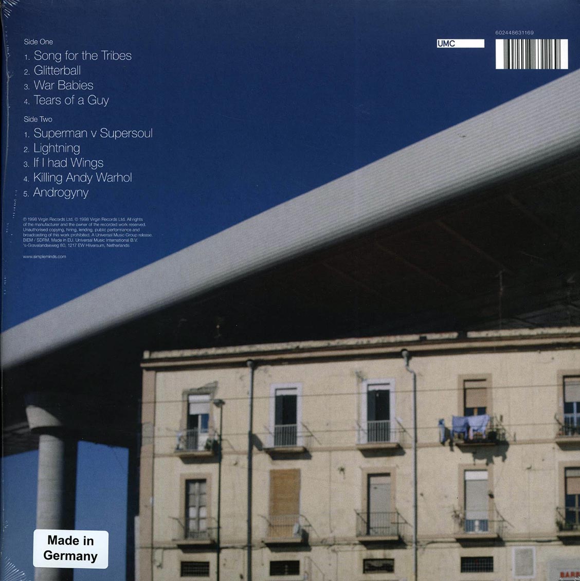Simple Minds - Neapolis (25th Anniv. Ed.) (RSD 2023) (ltd. ed.) (180g) (green vinyl)