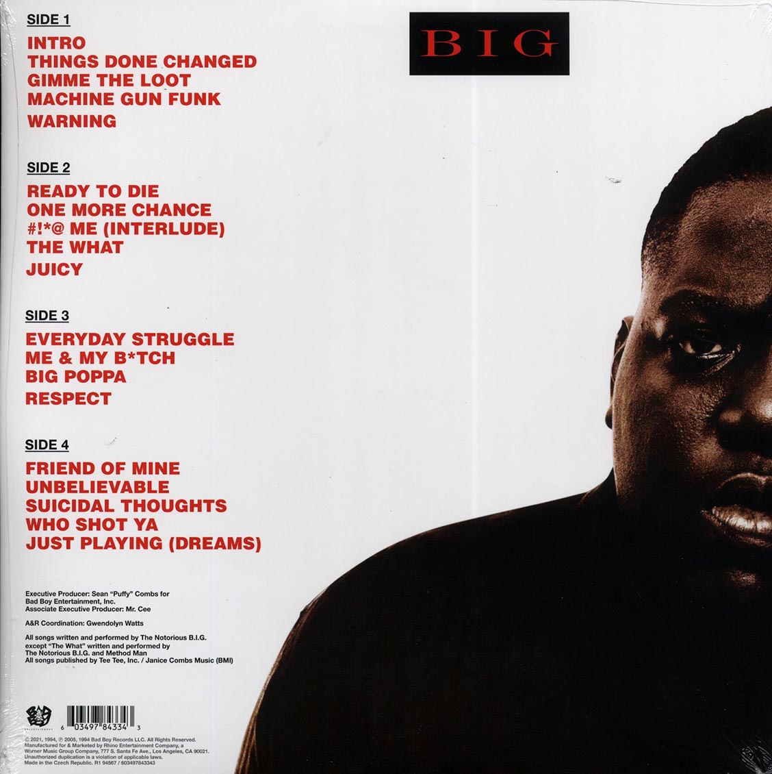The Notorious BIG - Ready To Die (2xLP)