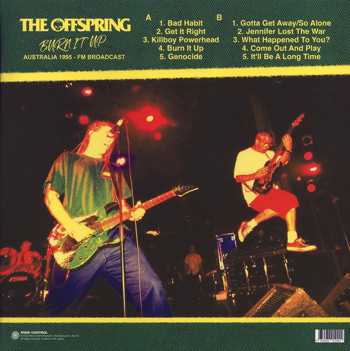 The Offspring - Burn It Up: Australia 1995 FM Broadcast (ltd. 500 copies made) (yellow vinyl)