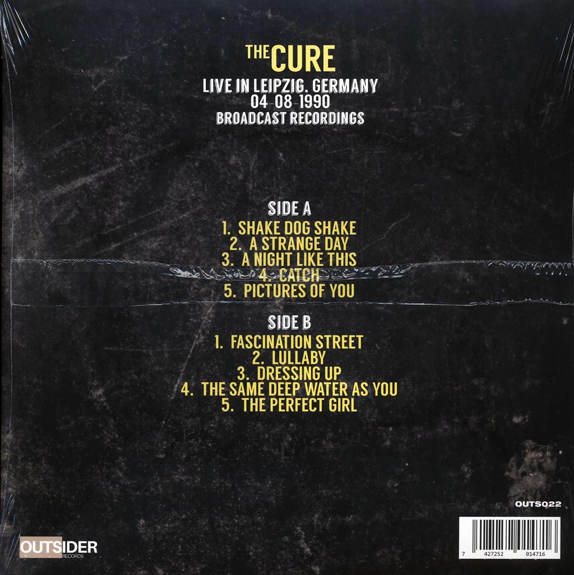 The Cure - A Lullaby In Leipzig Volume 1 (clear vinyl)