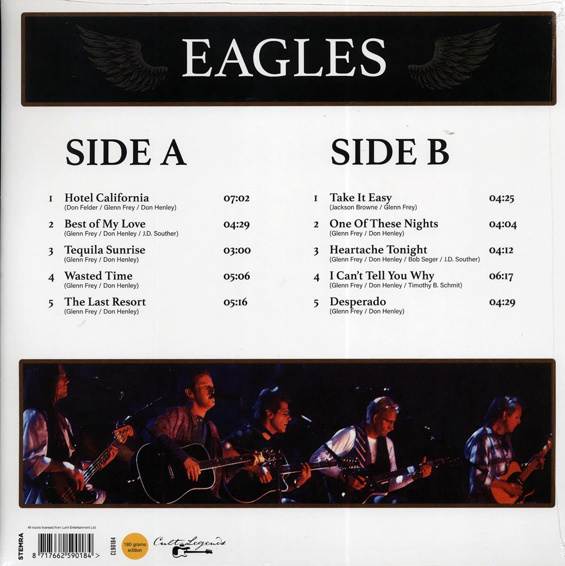 Eagles - Unplugged 1994: Warner Bros. Studios Sound Stage, Burbank CA