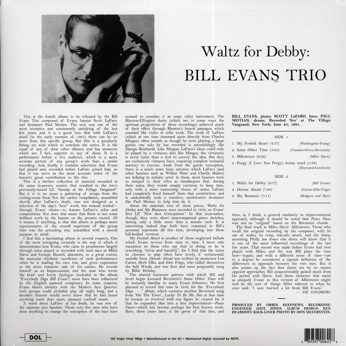 Bill Evans Trio - Waltz For Debby (180g) (pink vinyl)