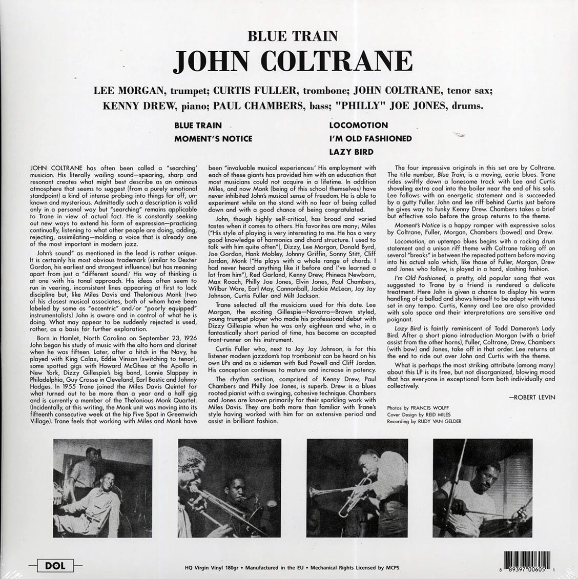 John Coltrane - Blue Train (180g) (blue vinyl)
