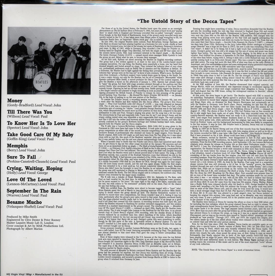 The Beatles - The Decca Tapes (picture disc)