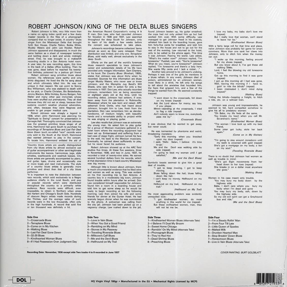 Robert Johnson - King Of The Delta Blues Singers (2xLP) (180g)