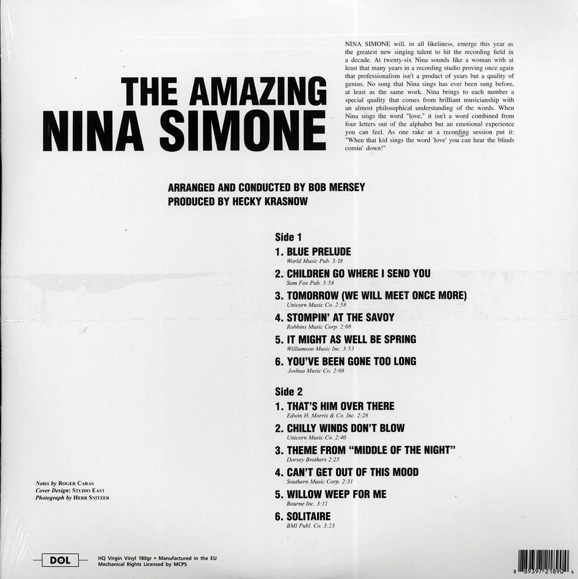 Nina Simone - The Amazing Nina Simone (180g)