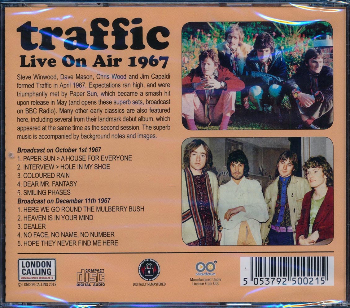 Traffic - Live On Air 1967