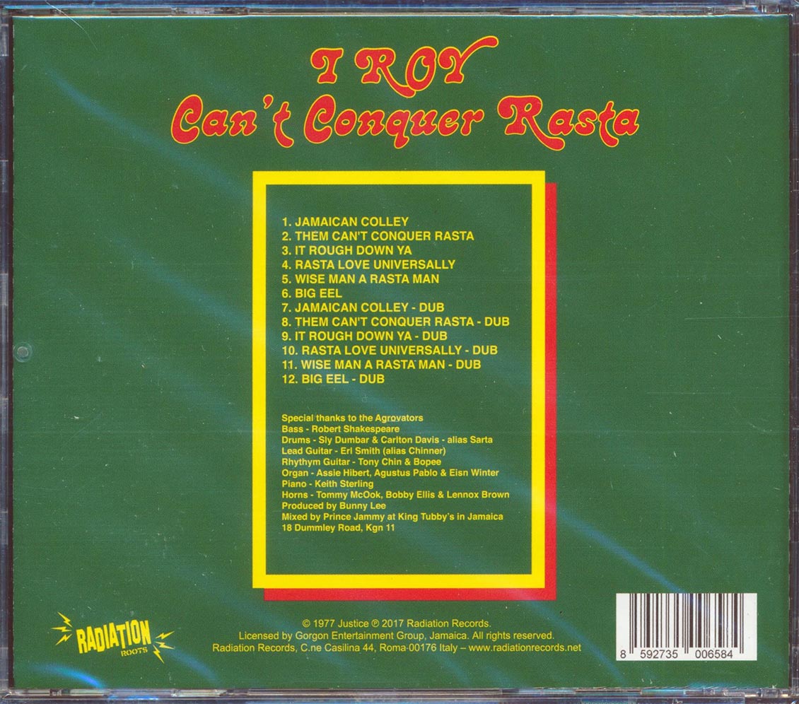 I Roy - Can't Conquer Rasta