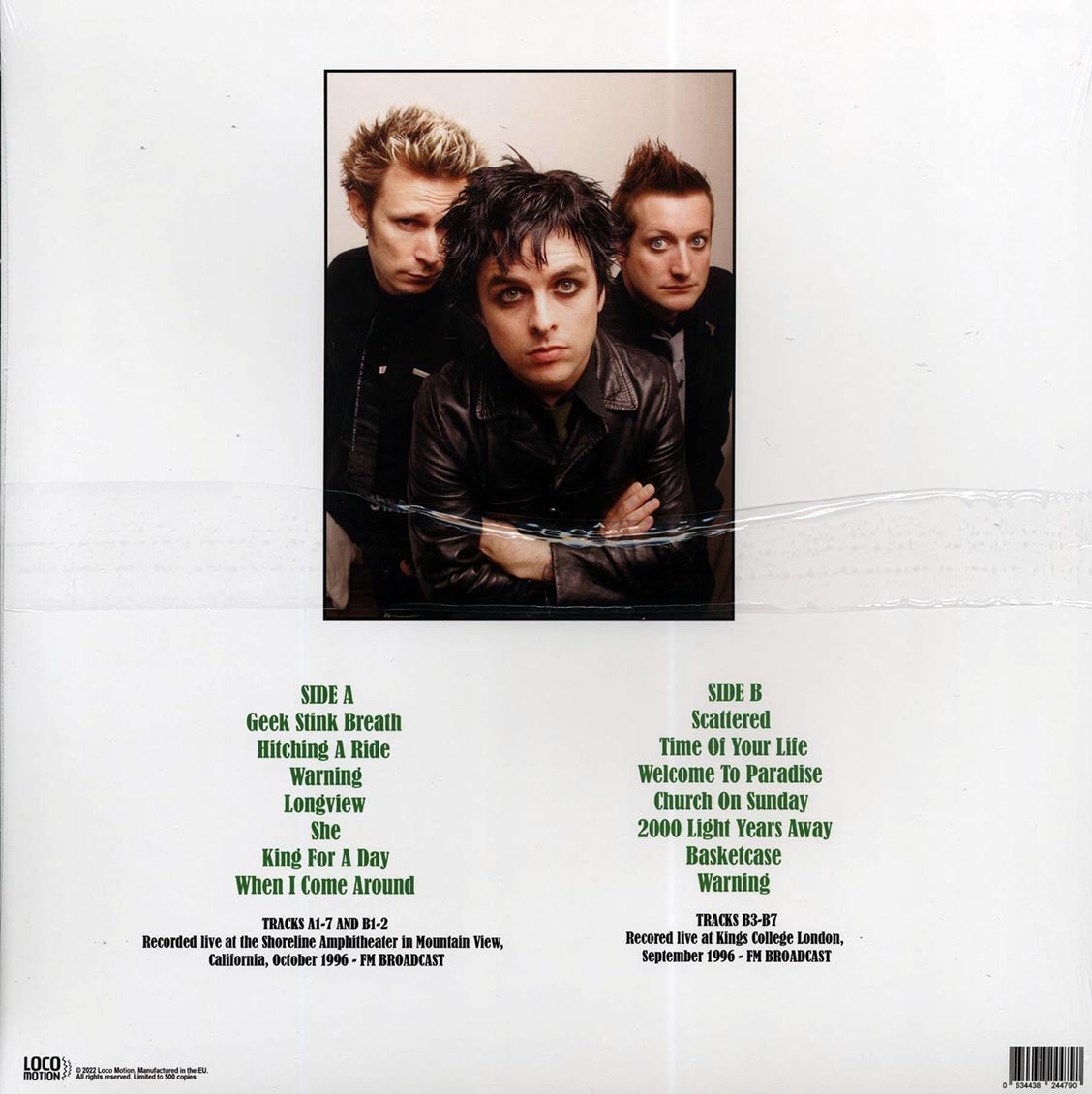 Green Day - A Wasteland To Call Home: Rare & Acoustic Tracks (ltd. 300 copies made) (colored vinyl)