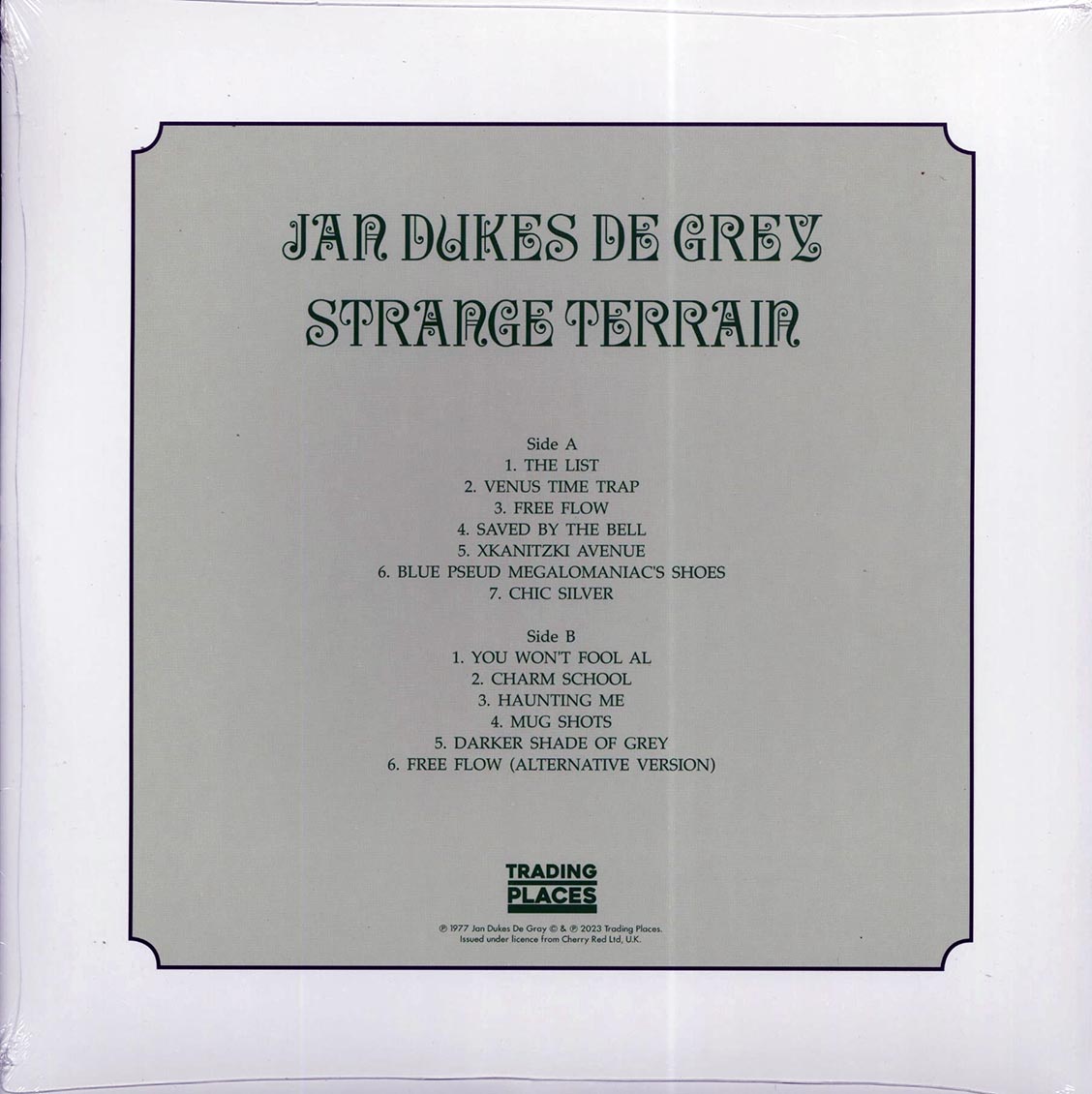 Jan Dukes De Grey - Strange Terrain (180g)
