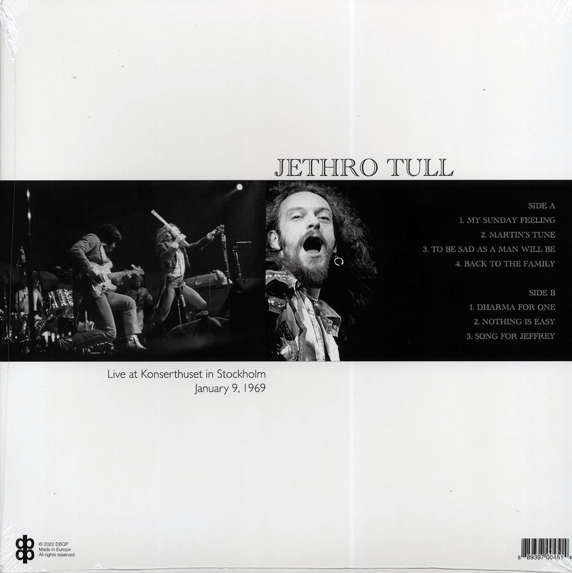 Jethro Tull - Live At Konserthuset In Stockholm, January 9, 1969