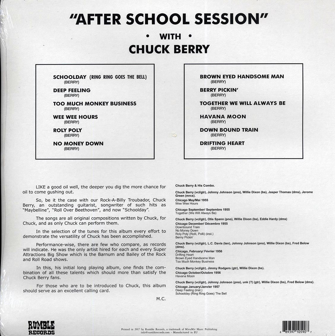 Chuck Berry - After School Session