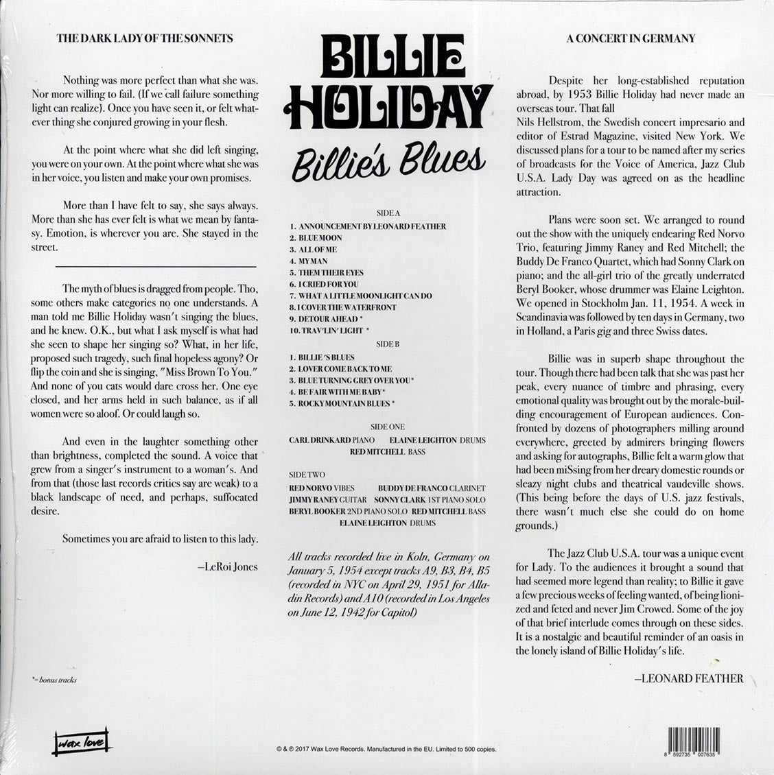 Billie Holiday - Billie's Blues