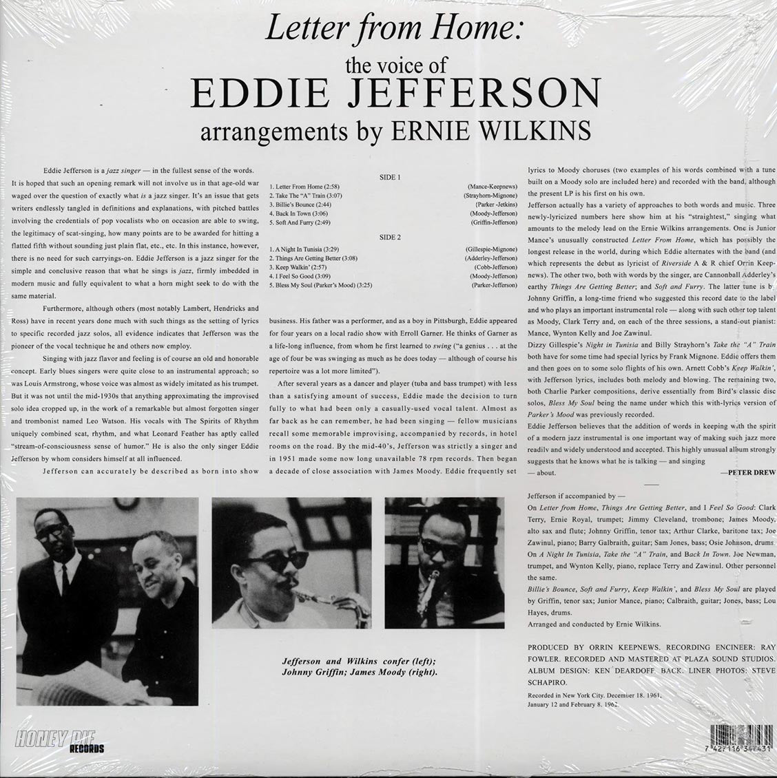 Eddie Jefferson - Letter From Home