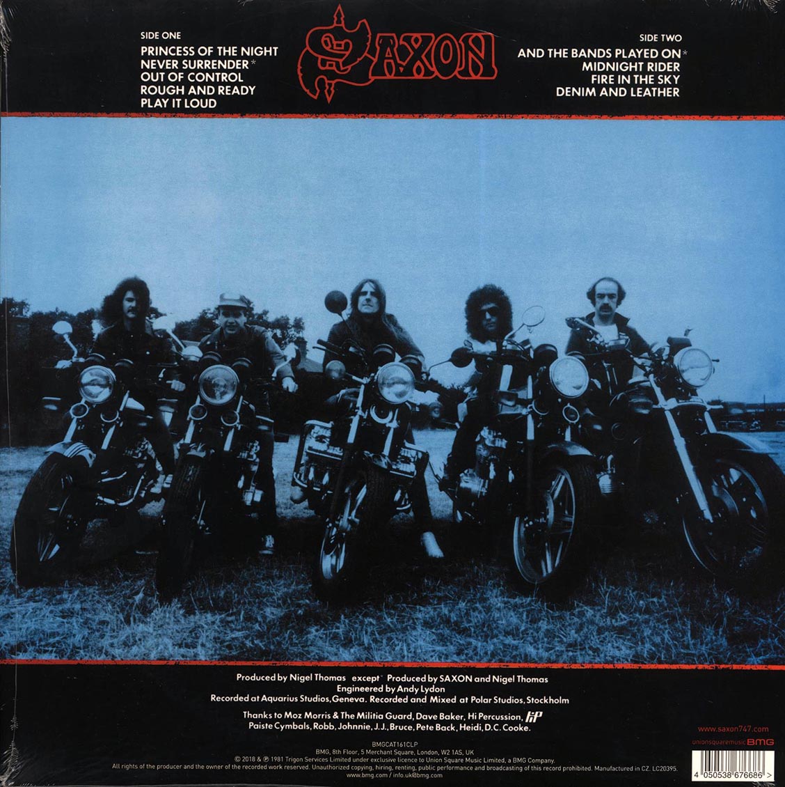 Saxon - Denim And Leather (40th Anniv. Ed.) (ltd. ed.) (remastered) (colored vinyl)