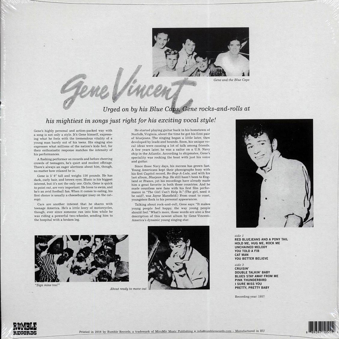 Gene Vincent & The Blue Caps - Gene Vincent & The Blue Caps