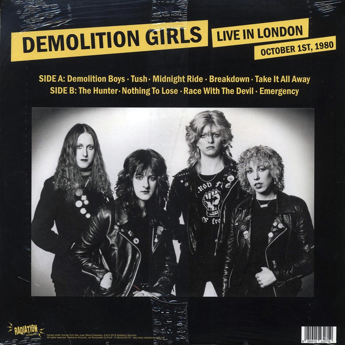Girlschool - Demolition Girls: Live In London October 1st, 1980 (RSD 2019) (ltd. 500 copies made) (colored vinyl)