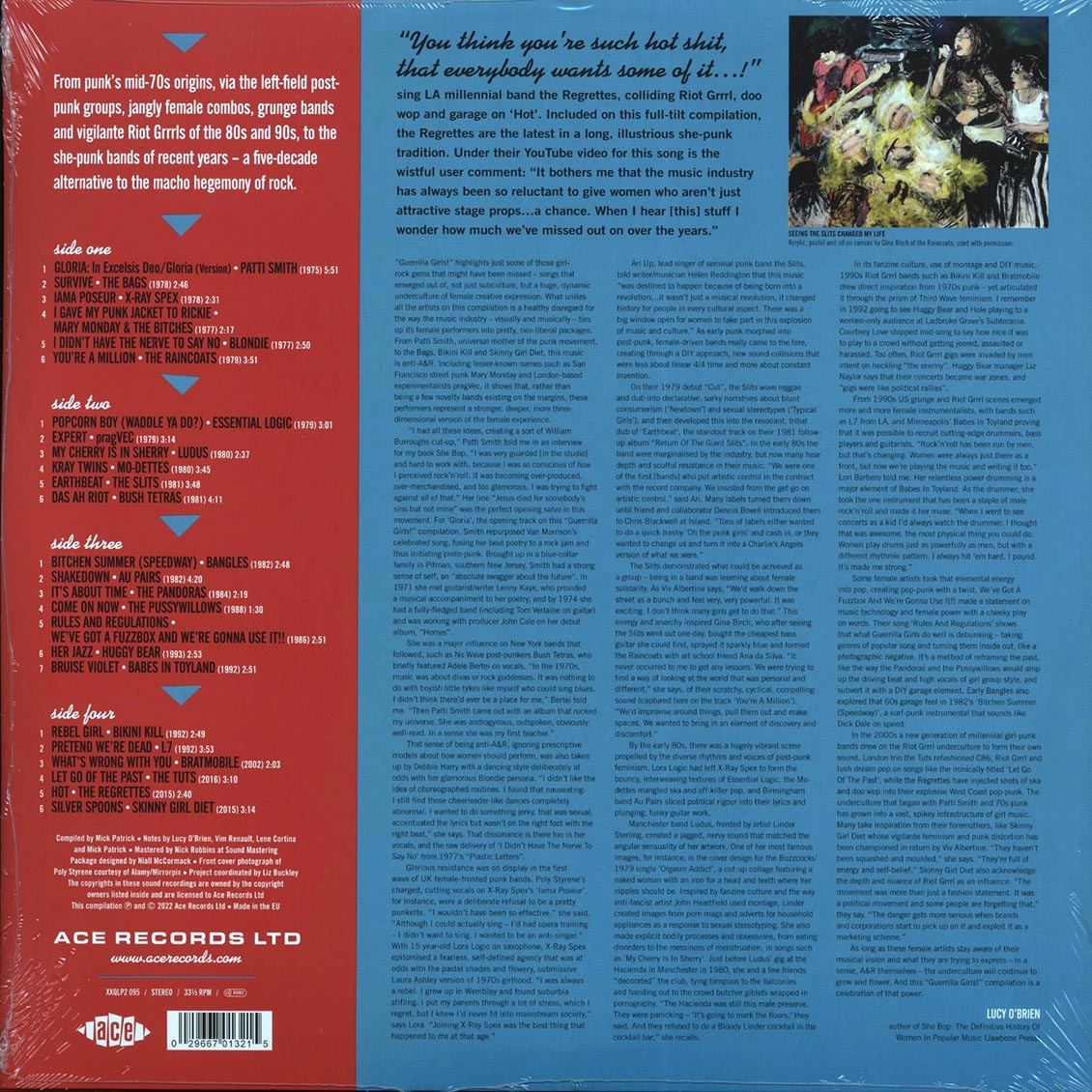 The Slits, Patti Smith, Blondie, Bangles, Etc. - Guerrilla Girls! She-Punks & Beyond 1975-2016 (2xLP)
