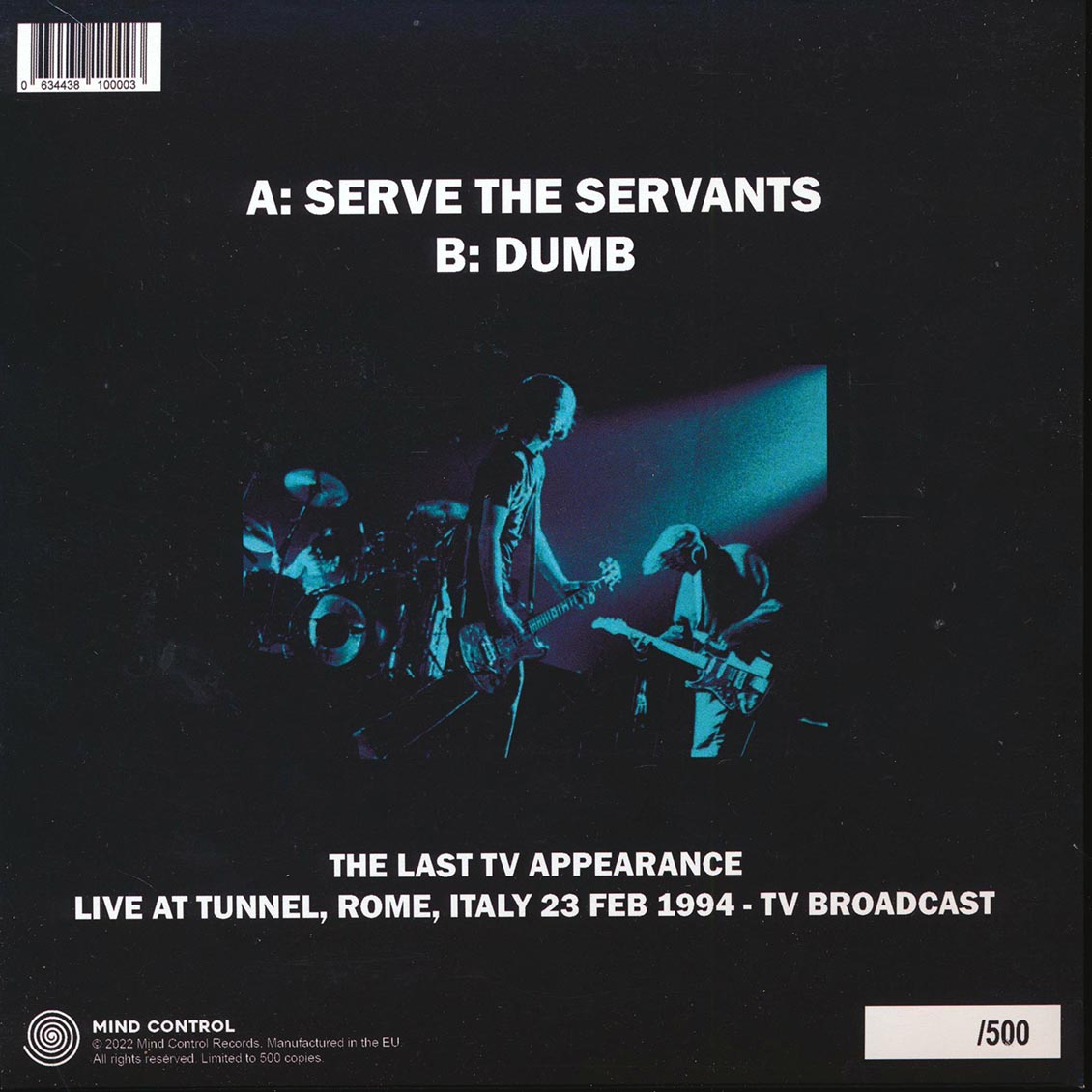 Nirvana - Serve The Servants  /  Nirvana - Dumb