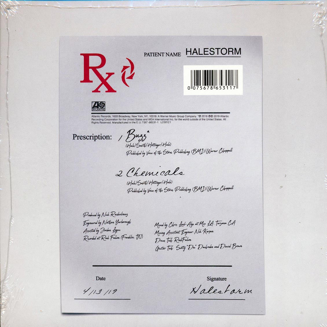 Halestorm - Buzz  /  Halestorm - Chemicals (RSD 2019)