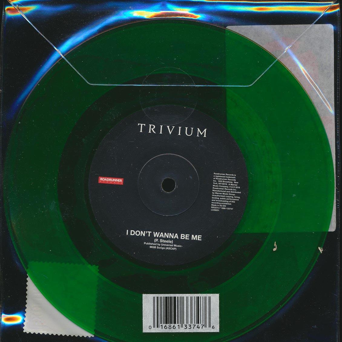 Type O Negative - I Don't Wanna Be Me  /  Trivium - I Don't Wanna Be Me (RSD 2018) (green vinyl)