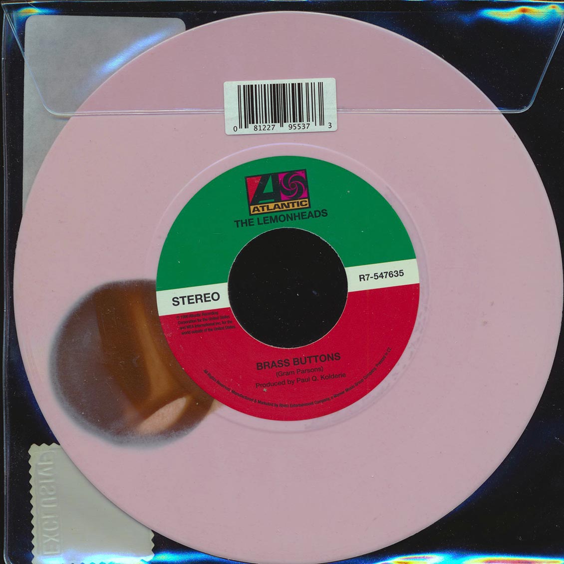 Gram Parsons - Brass Buttons  /  The Lemonheads - Brass Buttons (RSD 2015) (pink vinyl)