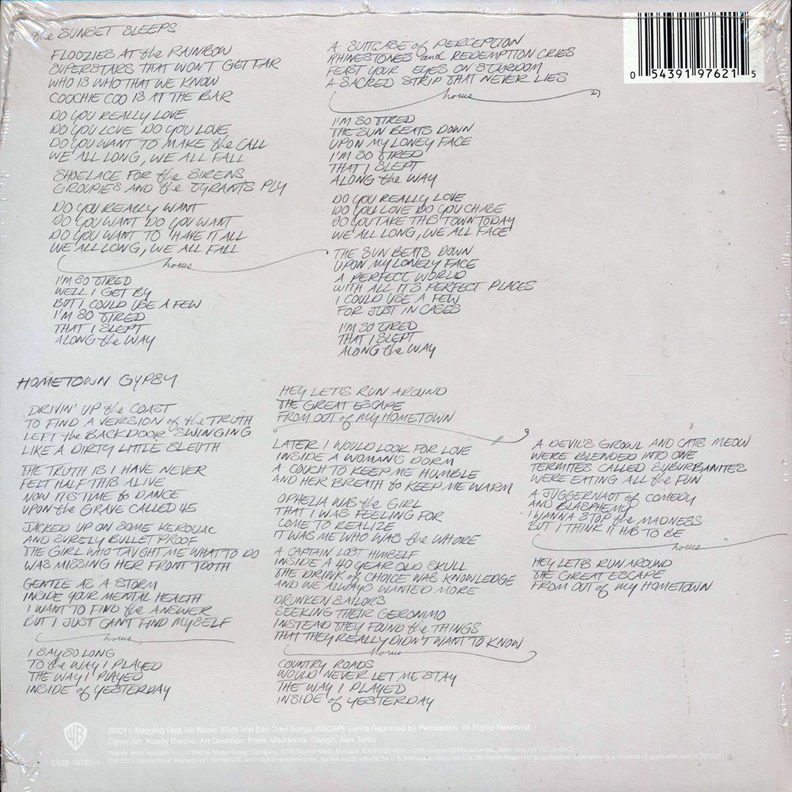 Red Hot Chili Peppers - The Sunset Sleeps  /  Red Hot Chili Peppers - Hometown Gypsy