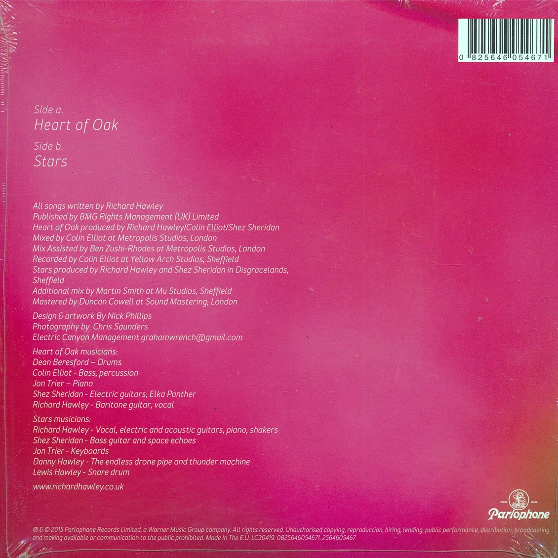 Richard Hawley - Heart Of Oak  /  Richard Hawley - Stars