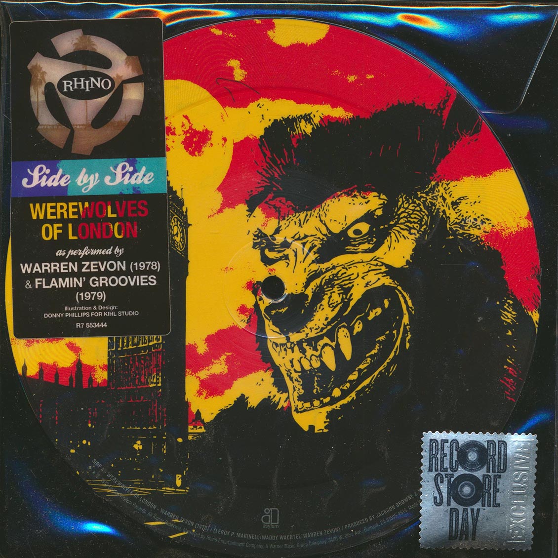 Warren Zevon - Werewolves In London  /  Flamin' Groovies - Werewolves In London (RSD 2016)