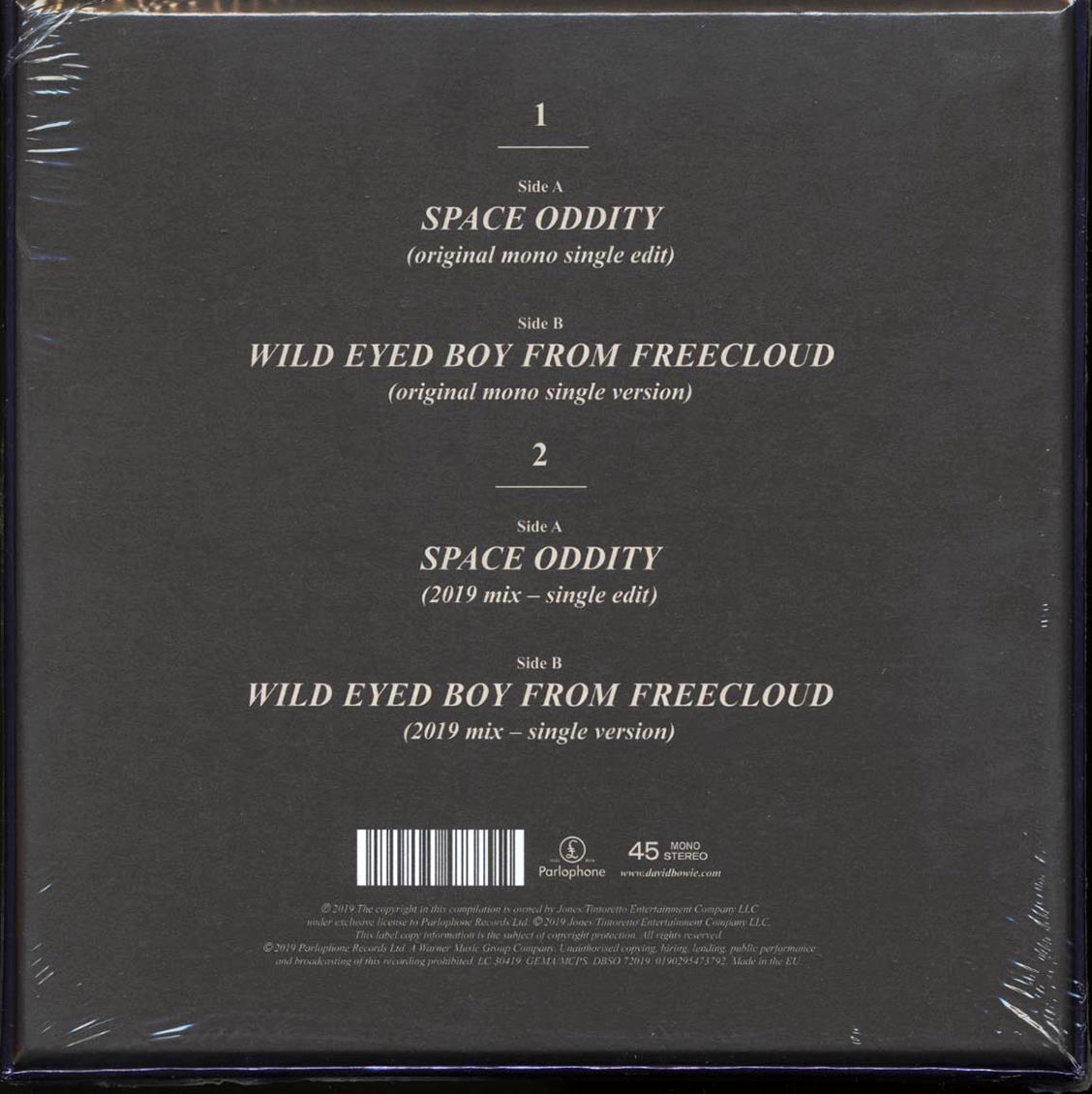 Davis Bowie - Space Oddity (2 X 7" Box Set) (box set)