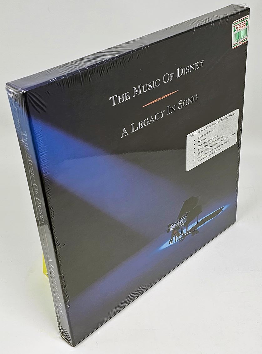 Helen Reddy, Sean Connery, Kirk Douglas, Annette Funicello, Roger Miller, Etc. - The Music Of Disney: A Legacy In Song (88 tracks) (3xCD) (box set) (incl. large booklet) (LP-size box set) (remastered)