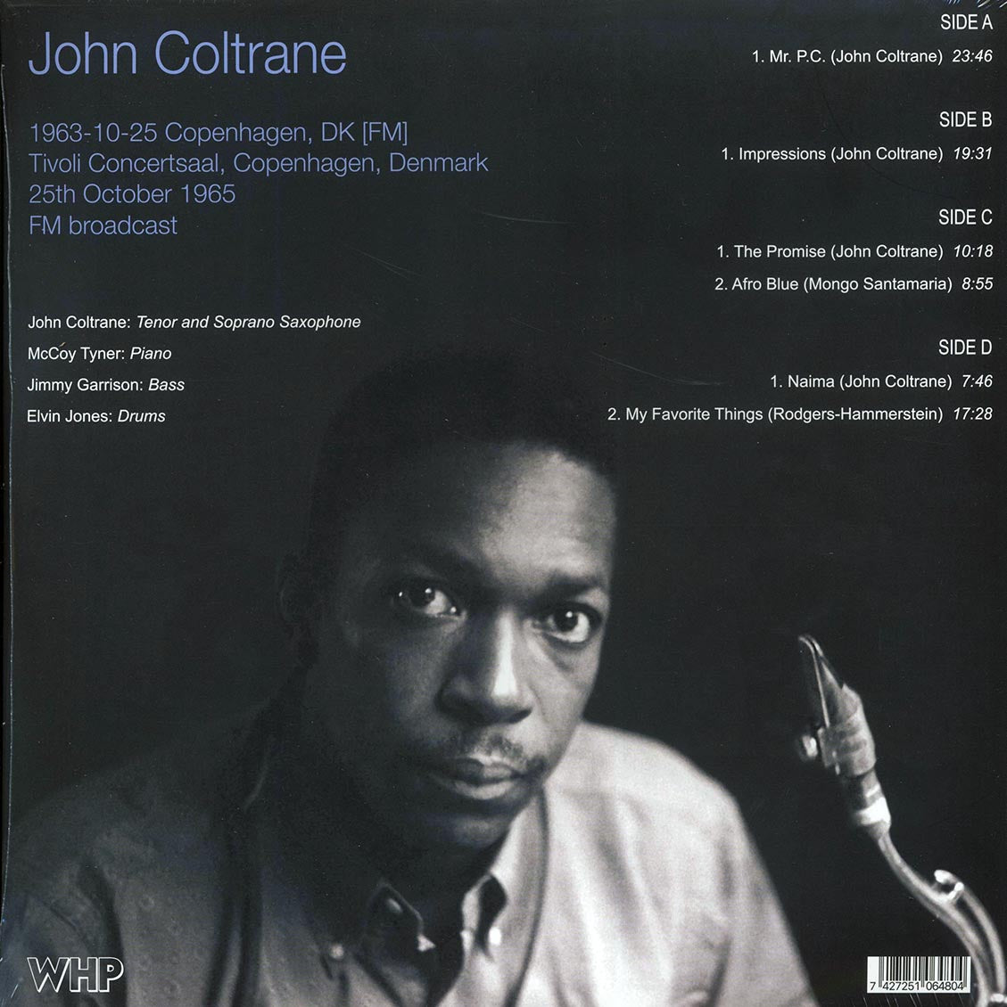 John Coltrane - Copenhagen, Denmark (FM) October 25, 1963 (2xLP)