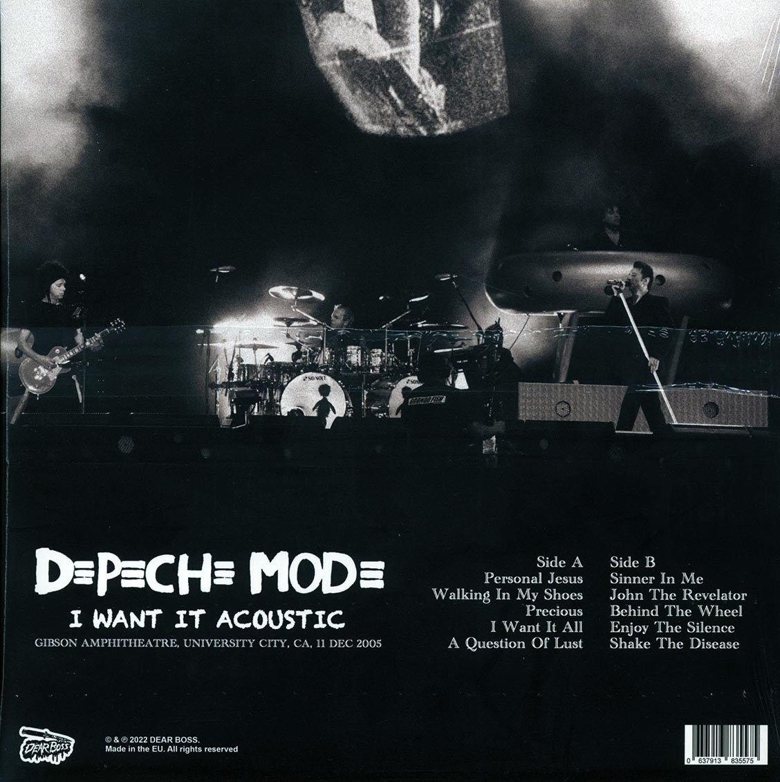 Depeche Mode - I Want It Acoustic: Gibson Amphitheatre, Universal City, CA 11 Dec 2005