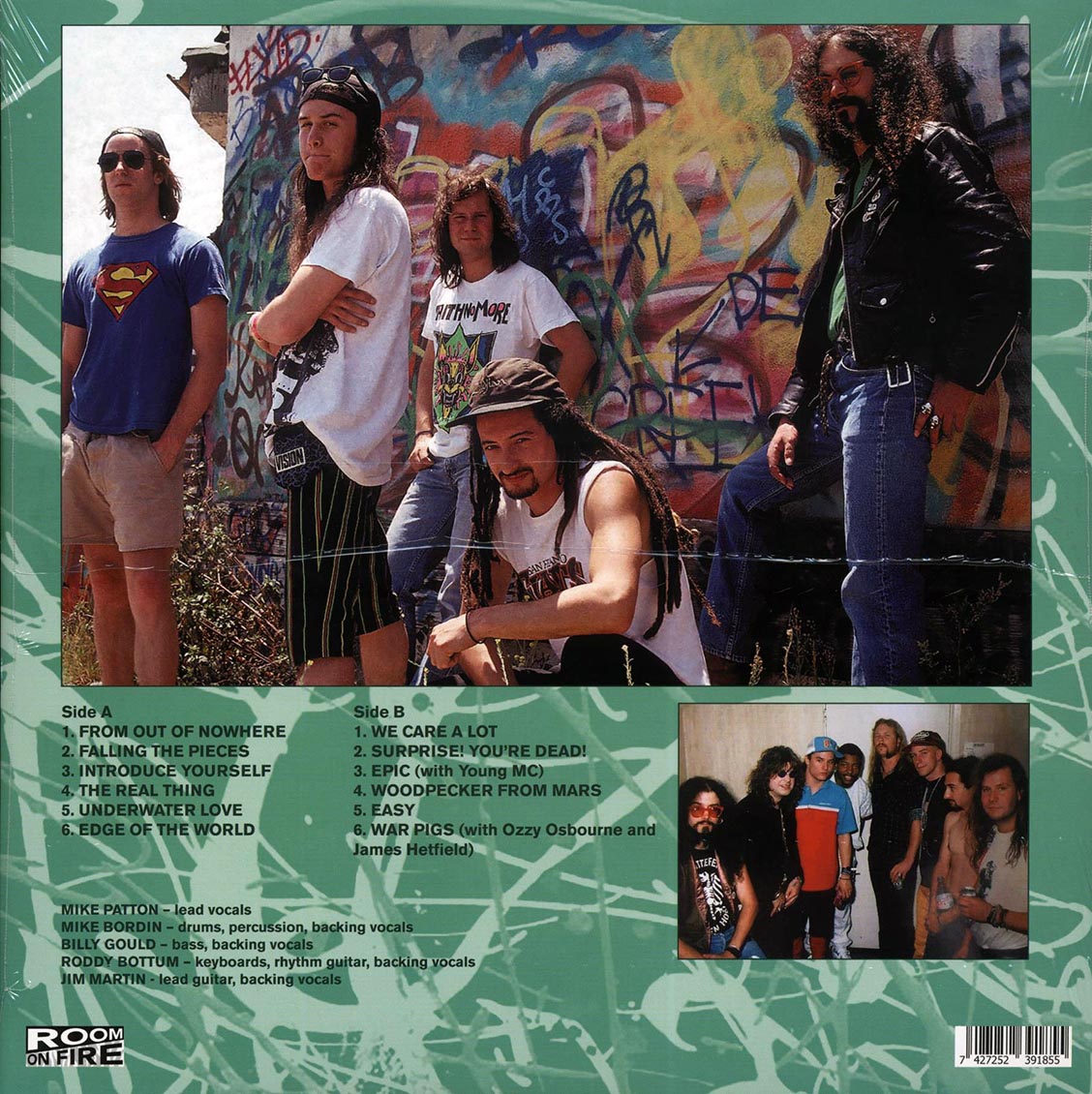 Faith No More - Live At Palladium, Hollywood 1990 (ltd. 500 copies made) (green vinyl)