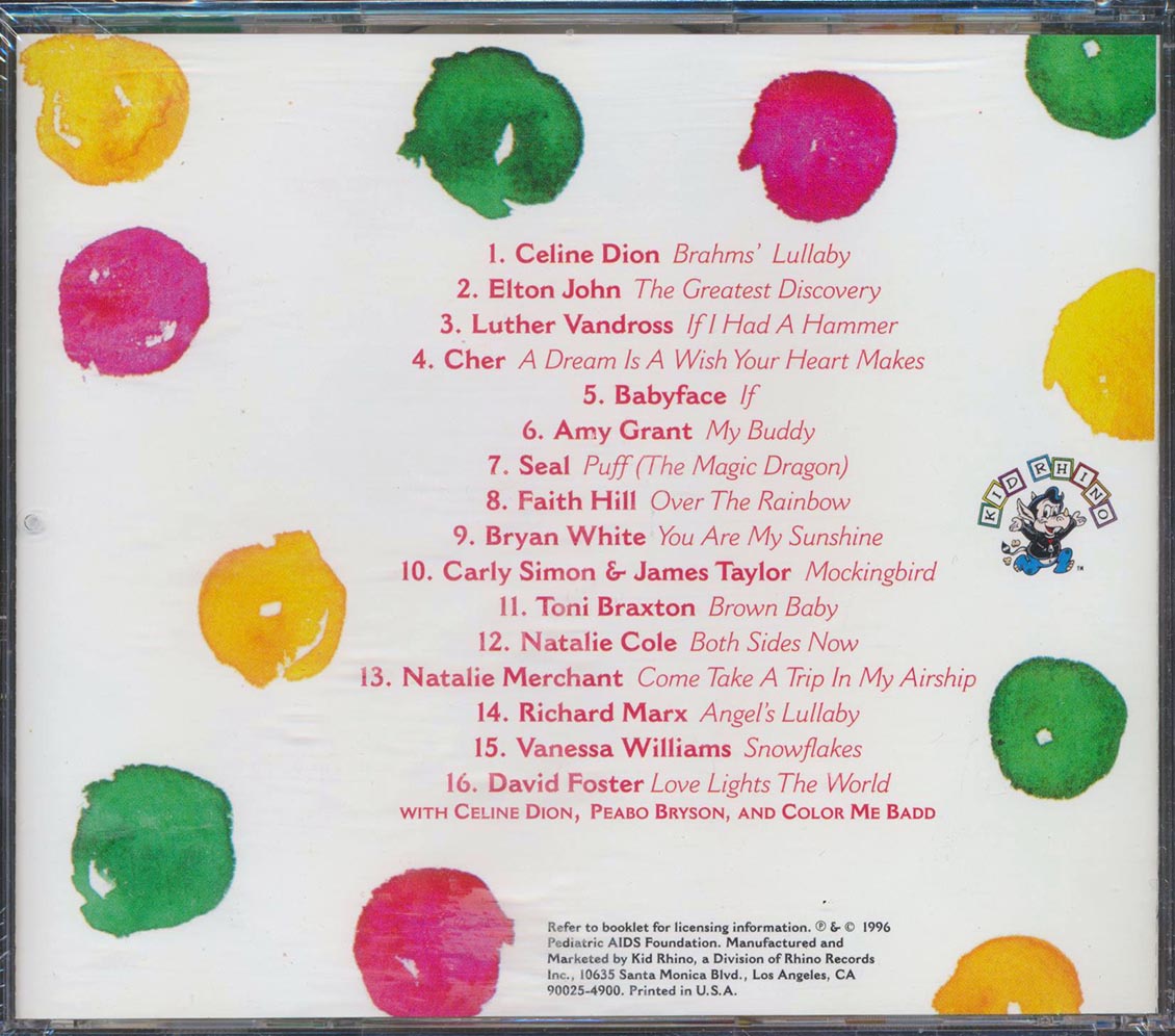 Celine Dion, Elton John, Cher, Amy Grant, Etc. - For Our Children Too!